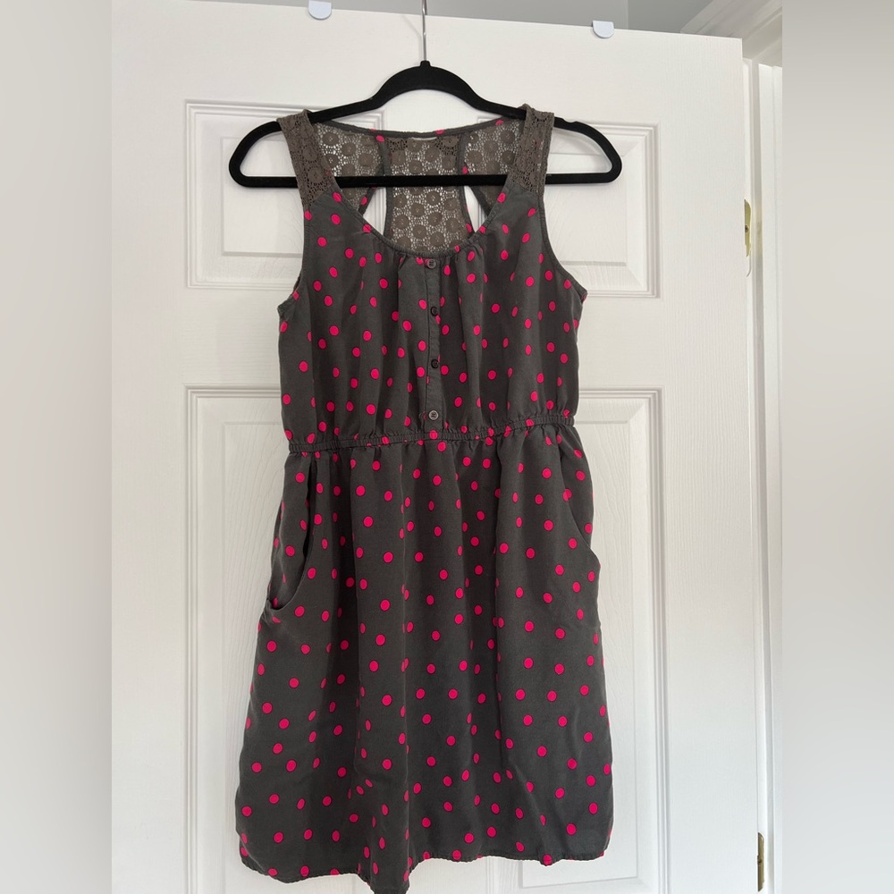 Polka Dot Dress with pockets size M